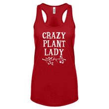 Racerback Crazy Plant Lady Womens Tank Top