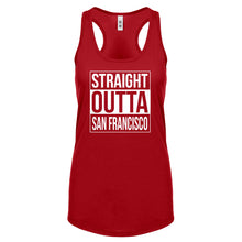 Straight Outta San Francisco Womens Racerback Tank Top