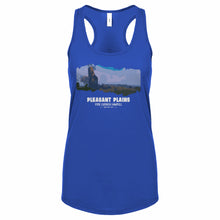 Pleasant Plains Fine Lumber Sawmill Womens Racerback Tank Top