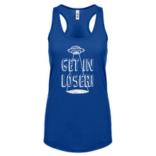 Racerback Get in Loser Womens Tank Top