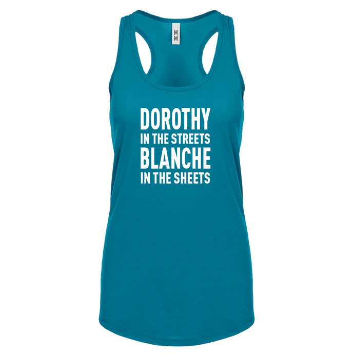 Racerback Dorothy in the Streets Womens Tank Top