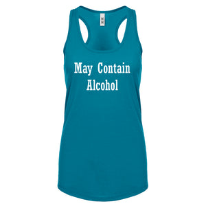 May Contain Alcohol Womens Racerback Tank Top