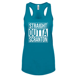 Straight Outta Scranton Womens Racerback Tank Top