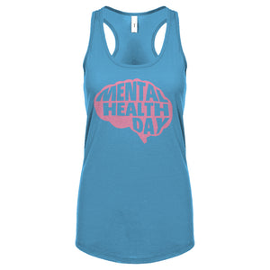 Mental Health Day Womens Racerback Tank Top