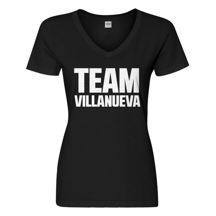 Womens Team Villaneuva Vneck T-shirt