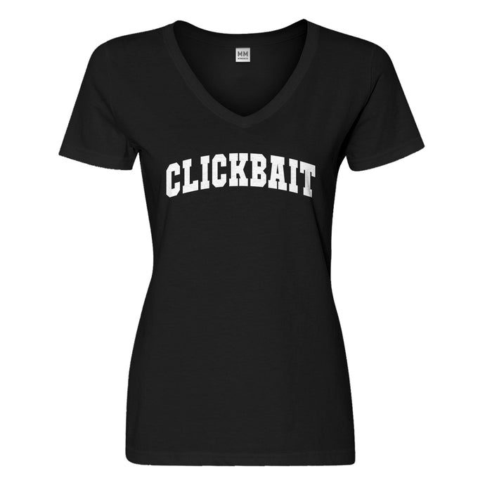 Womens Clickbait Vneck T-shirt