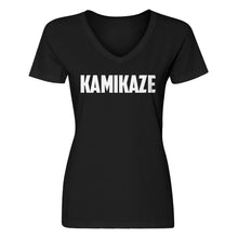 Womens Kamikaze V-Neck T-shirt