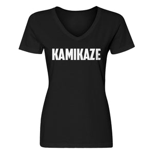 Womens Kamikaze V-Neck T-shirt