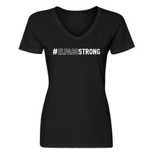 Womens #ELPASOSTRONG V-Neck T-shirt