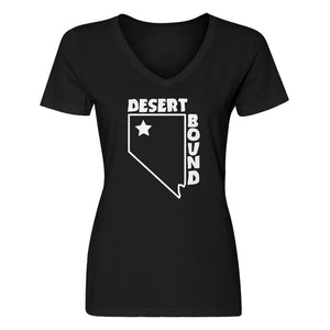 Womens Desert Bound Nevada V-Neck T-shirt