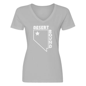 Womens Desert Bound Nevada V-Neck T-shirt