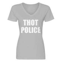 Womens Thot Police Vneck T-shirt