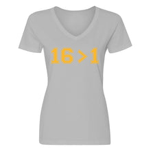 Womens 16 > 1 Vneck T-shirt