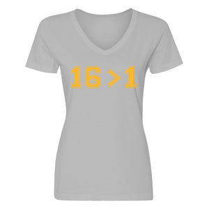 Womens 16 > 1 Vneck T-shirt