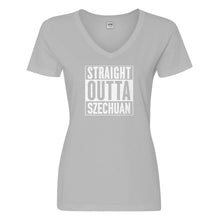 Womens Straight Outta Szechuan Vneck T-shirt