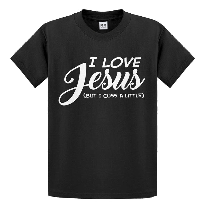 Youth I Love Jesus but I Cuss a Little Kids T-shirt