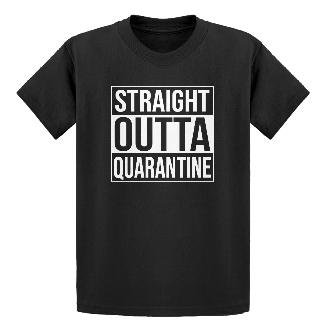 Youth Straight Outta Quarantine Kids T-shirt