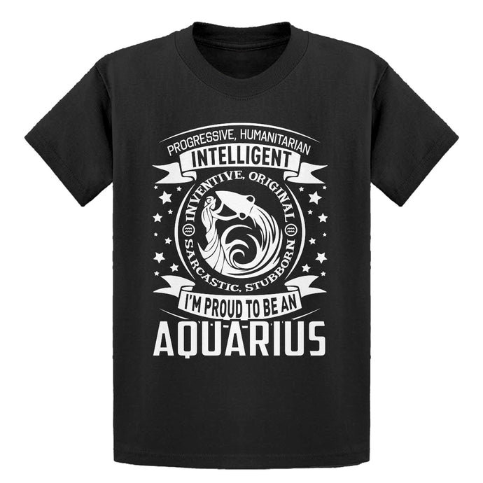 Youth Aquarius Astrology Zodiac Sign Kids T-shirt