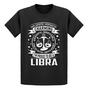 Youth Libra Astrology Zodiac Sign Kids T-shirt