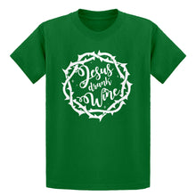 Youth Jesus Drank Wine Kids T-shirt