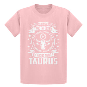 Youth Taurus Astrology Zodiac Sign Kids T-shirt