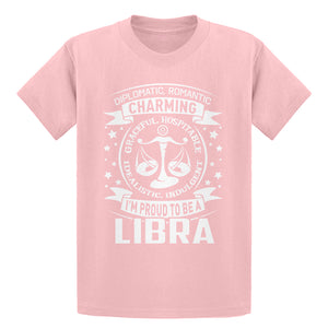 Youth Libra Astrology Zodiac Sign Kids T-shirt