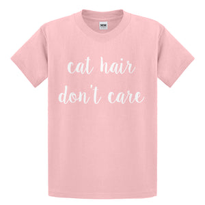 Youth Cat Hair Don't Care Kids T-shirt