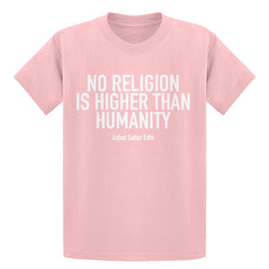 Youth No Religion Higher than Humanity Kids T-shirt