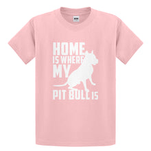 Youth Home is Where my Pit Bull is Kids T-shirt