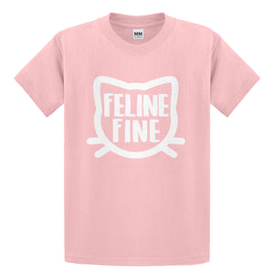 Youth Feline Fine Kids T-shirt