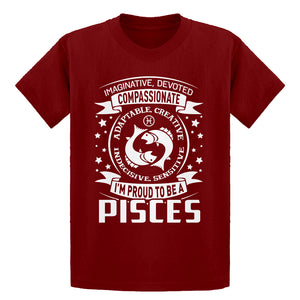 Youth Pisces Astrology Zodiac Sign Kids T-shirt