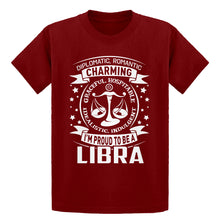 Youth Libra Astrology Zodiac Sign Kids T-shirt