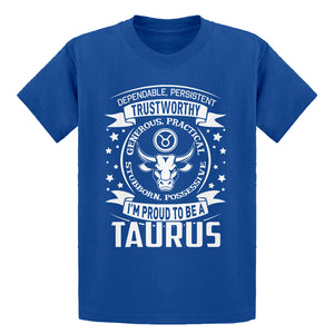 Youth Taurus Astrology Zodiac Sign Kids T-shirt